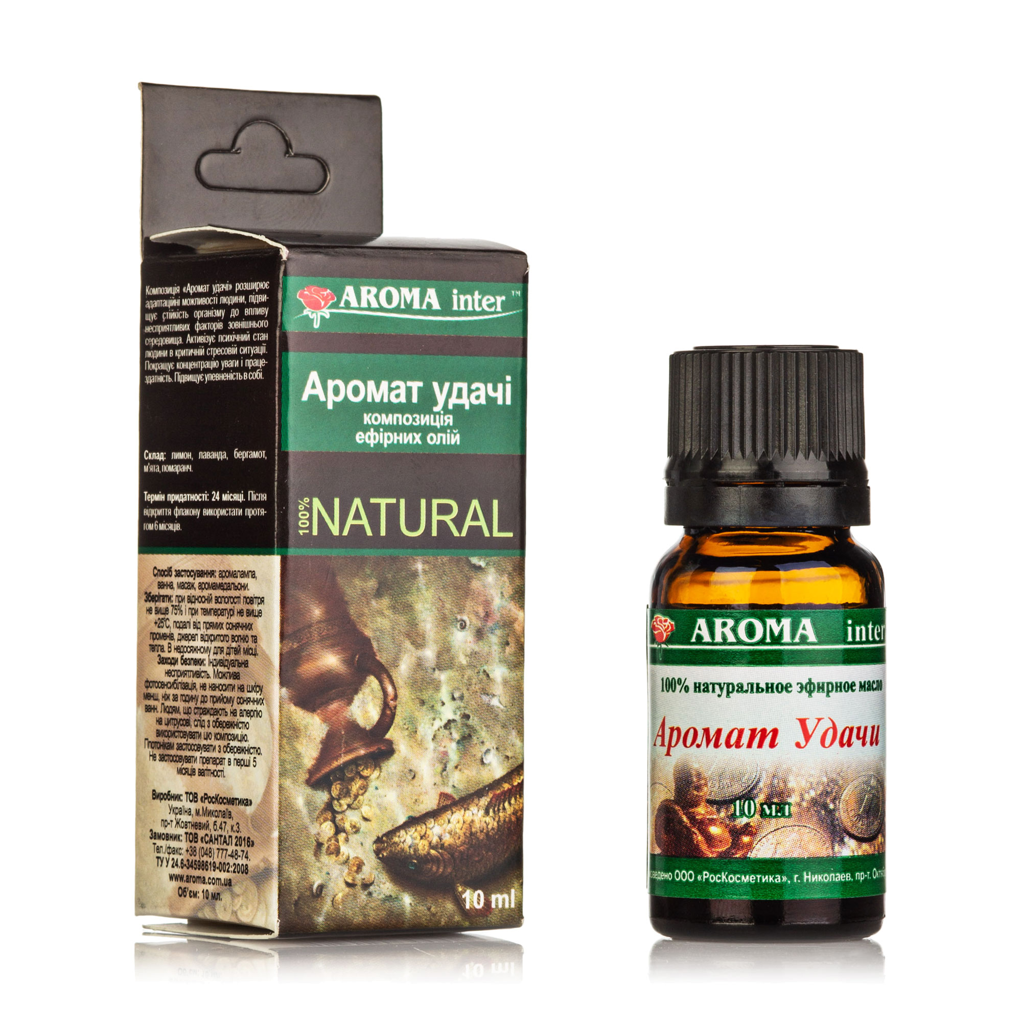 Аромакомпозиція Aroma Inter Аромат удачі, 10 мл